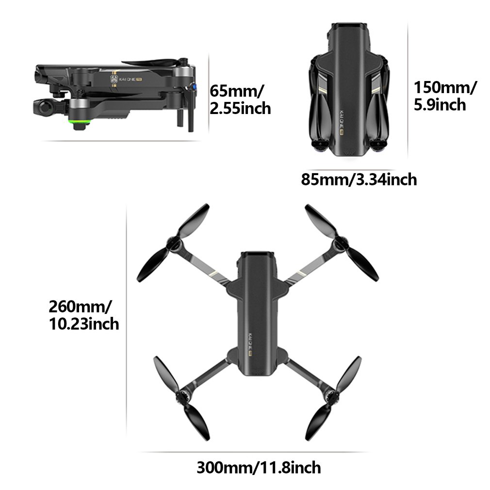 Laser Obstacle Avoidence 8K Camera 30x zoom 3-Axis gimbal GPS KAIONE KAI ONE MAX Drone with 25 min flying time