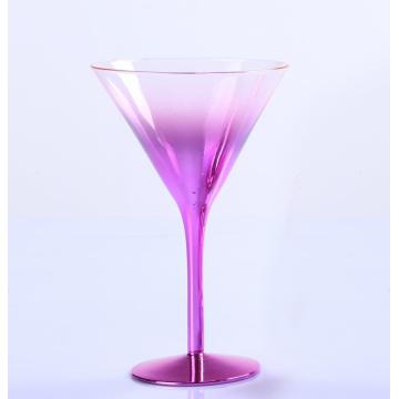 Verre à vin violet métallique ombré en gros