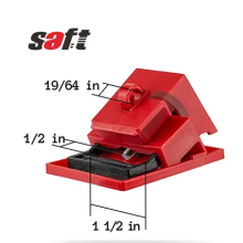 Saft Clamp-On Circuit Breaker Lockout for Single-Pole Breaker