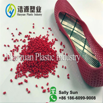 Soft PVC granules for PVC shoes