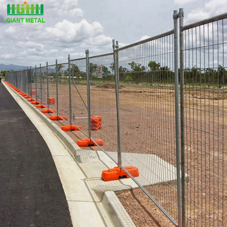 AS 4687 standard 2.4x2.1m size temporary fence