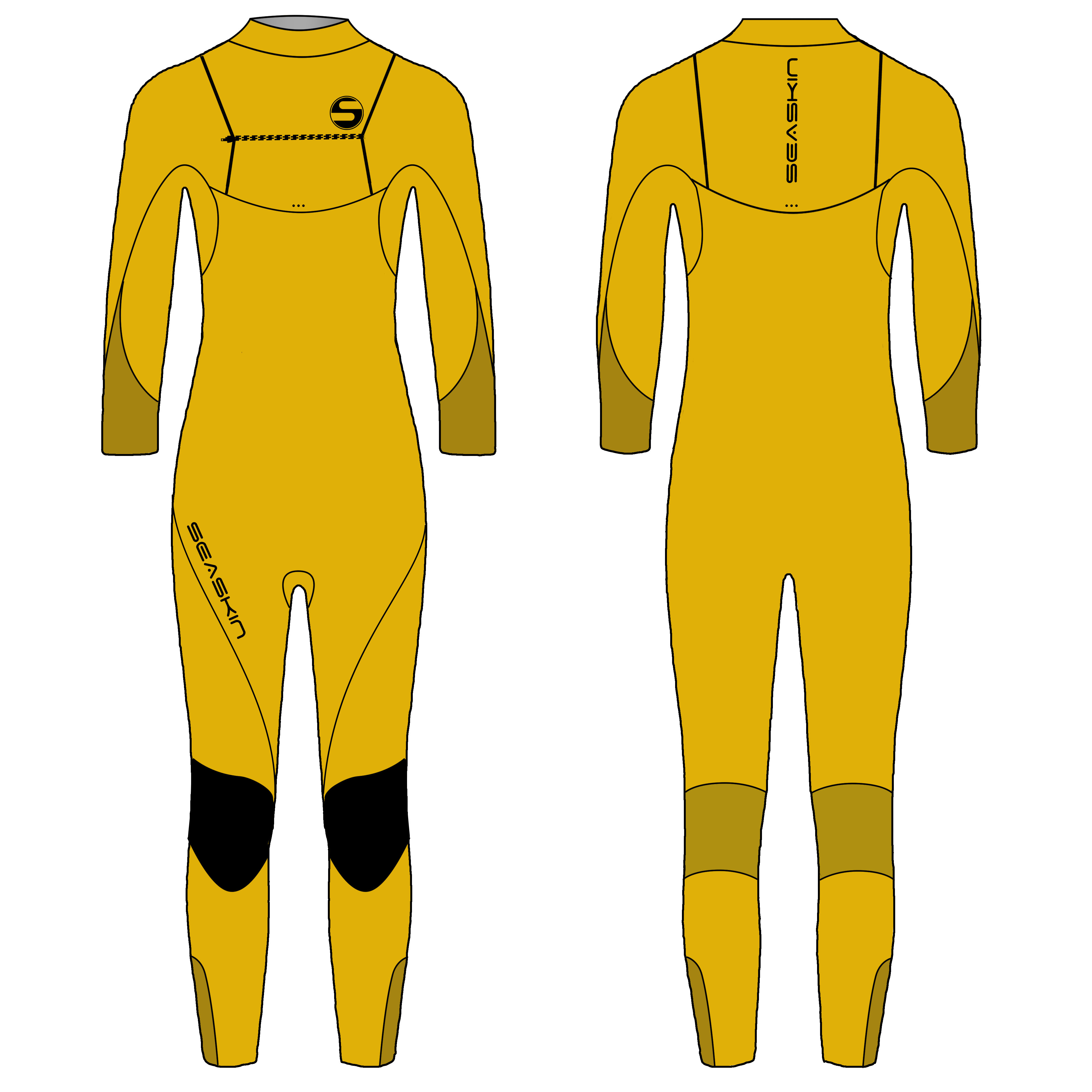 Στολή στο στήθος Chest zip Surfing wetsuit