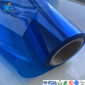 High quality blue color PVC translucent film