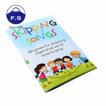 Custom Brochure Saddle-stitched Binding Booklet For Children