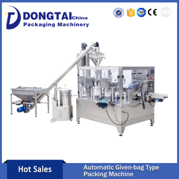 Pre-made Pouch Double filling Packing Machine