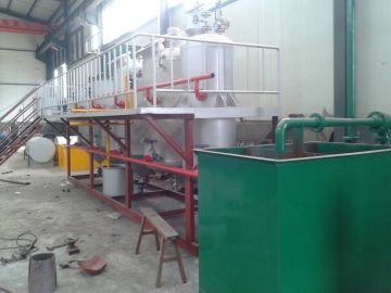 Small scale cooking oil refining line