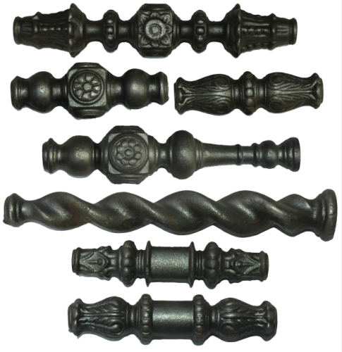 Ornamental cast iron stud collar