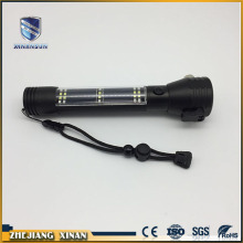 solar charge portable multifunctional flashlight