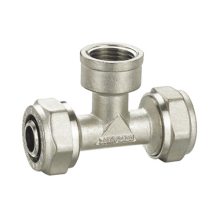 Brass compression Female tee fitting
