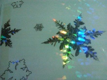 snowflake shape holograms