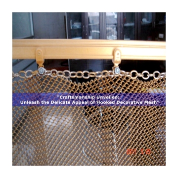 Fire Mesh Decorative Screens - Safety Metal Spark Guard for Fireplace Screen Curtain