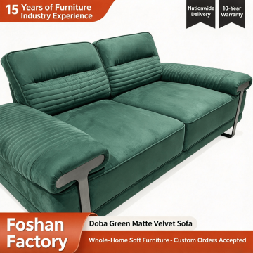 Sofa Fabrik Dopamin Retro Moden untuk Ruang Tamu Kecil