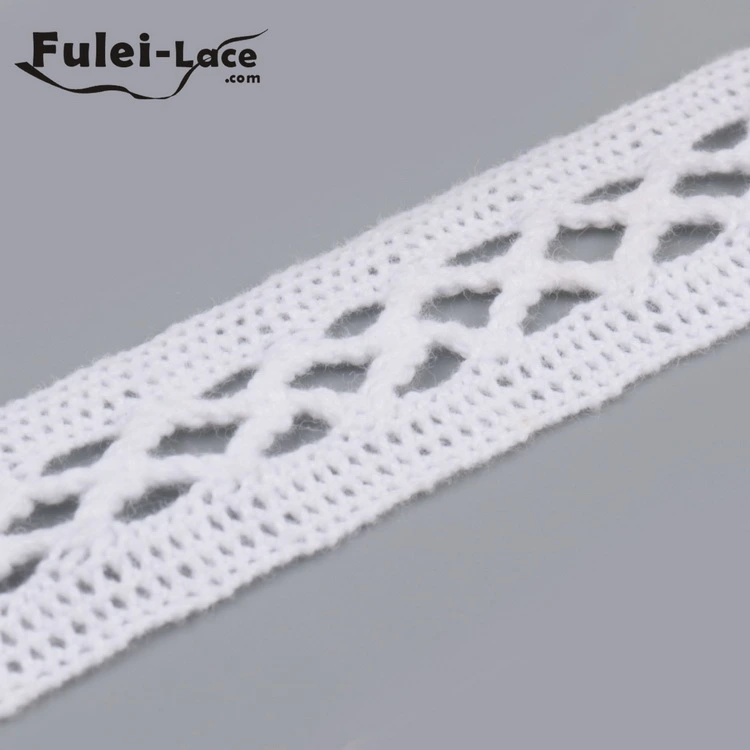 China Factory Prices White Cotton Lace