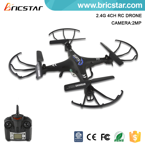 Hot selling 2.4G RC drones quadcopter camera with lights.