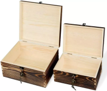Solid Wood Tabletop Mail Holder Box - Decorative Organizer