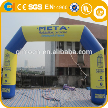 Yellow and Blue inflatable arch,cheap inflatable arch for sale,customized inflatable arch
