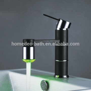 Bathroom basin LED aqua whirlpool faucet