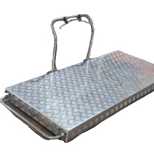 railway line maintenance transportation car rail trolley foldable  aluminum trolley