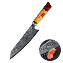 67-Layer Damascus High Carbon VG10 Steel Chef Knife: An Ergonomic Culinary Masterpiece
