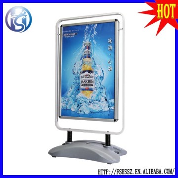 H19 New Product Aluminum A0 Water Base Sidewalk Sign Pavement Sign