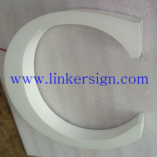 3d stainless steel letters sign resin sign