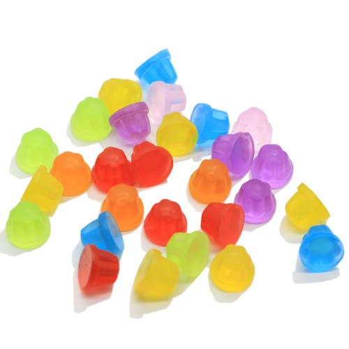 100PCS Simulation Food Resin Niedliche Kawaii Jelly Candy Charms Pudding Anhänger für die Herstellung von Schmuckzubehör Harz Handwerk