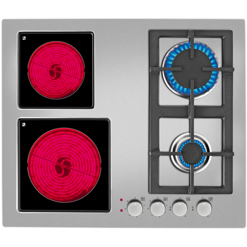 5 platos mezclados de la zona de cocción