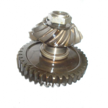 Snowmobile Racing Transmission Output Shaft and Bevel Gear