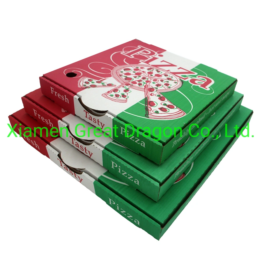Take out Pizza Delivery Box with Custom Design Hot Sale (PZ2009222006)
