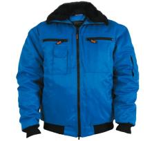 Blue with black Interweaving Winter Jacket
