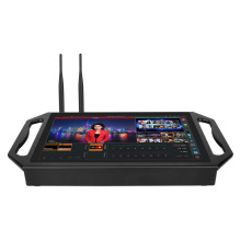 13.3 Inch Touch Screen NDI Video Switcher: Multi-Format PGM PVW 8 Channel Video Mixer