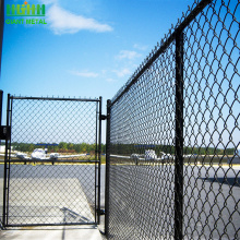 Green welded mesh pvc coated chain link fencing