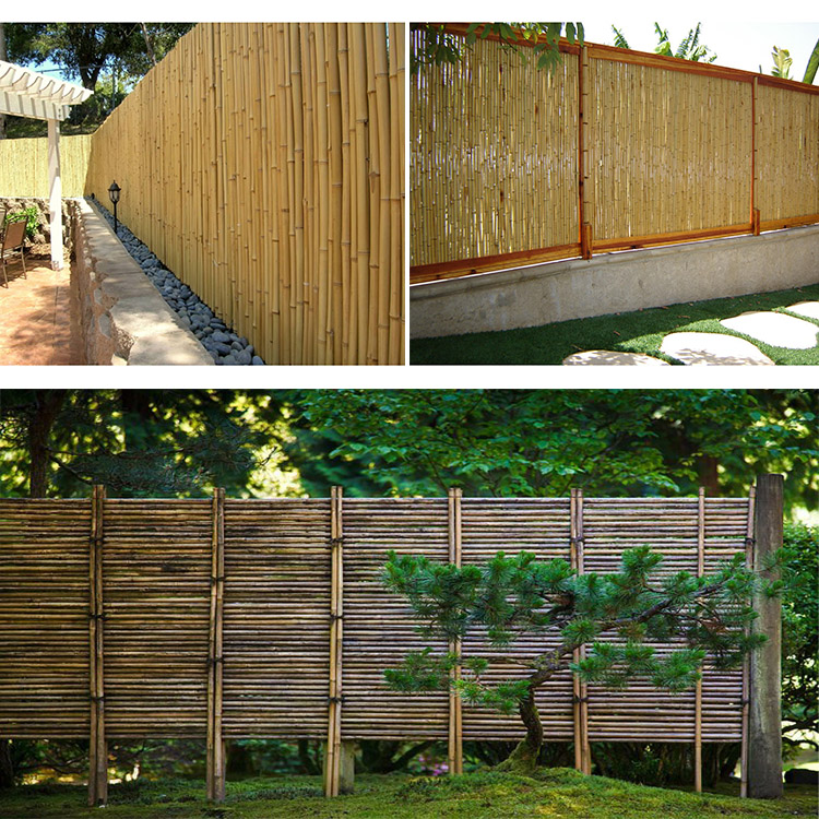 Bamboo Fence Outdoor Fencing, Trellis & Gates Nature Pressure Treated Wood Type Sustainable Piano 1*40HC 2600~2700SQM