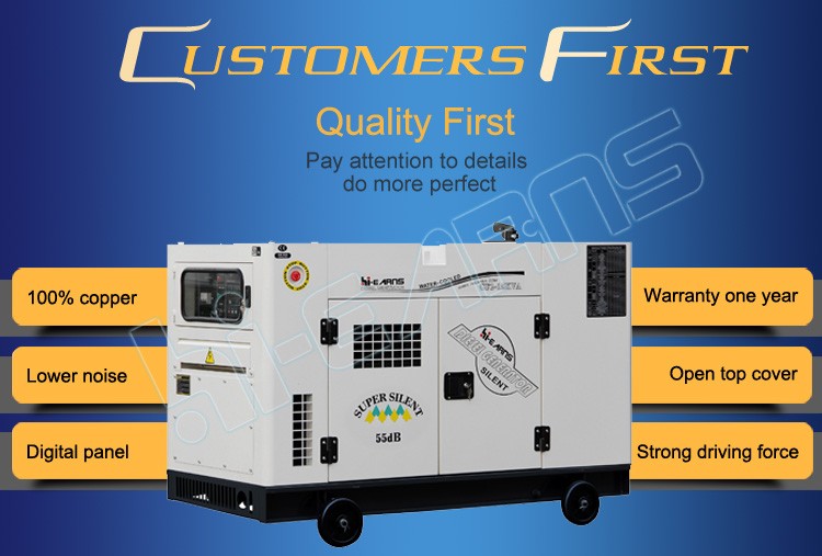 Hiearns GF2-8KW 10KVA industry voltage water cooled diesel generator