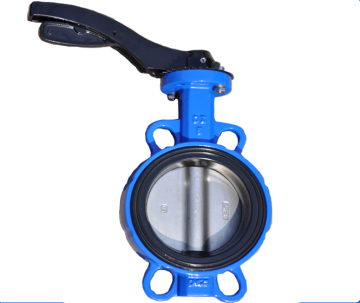 DN40 Handle Operated  Wafer Butterfly Valve