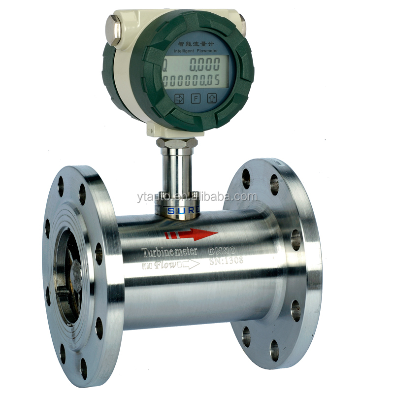 LWGY Smart Water Turbine Flowmeter With Low Price and LCD Display
