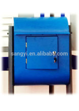 Iron free standing mailbox standing mailbox