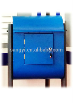 Iron free standing mailbox standing mailbox