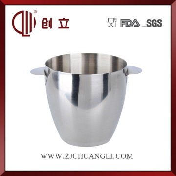 small stainless steel wine bucket