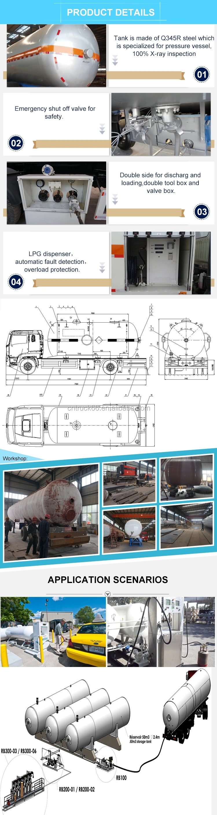 7tons 8tons 12cbm LPG Bobtail Truck Dongfeng Cooking mobile Gas Cylinder Refueling Truck for sale