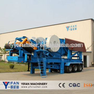 Mobile jaw crushing plant / mobile crusher / mobile concrete crusher