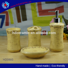 Sell well ancient yellow ceramic bathroom accessory