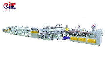 Plastic PP Hollow Roofing Board Extrusion Making Machine