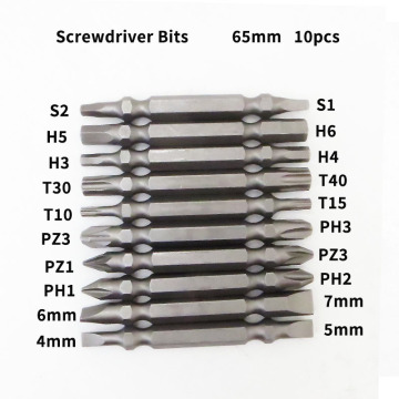 9pcs Magnetic Screwdriver Bits