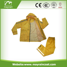 190T Polyester Outdoor Rain Jacket With Pants
