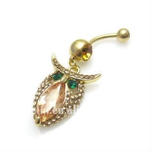 beautiful 316L stainless steel belly ring body piercing jewelry