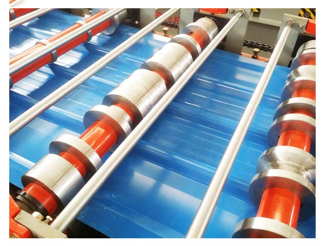 Low price double layer Adjustable Profile Roof Tile roll forming machine