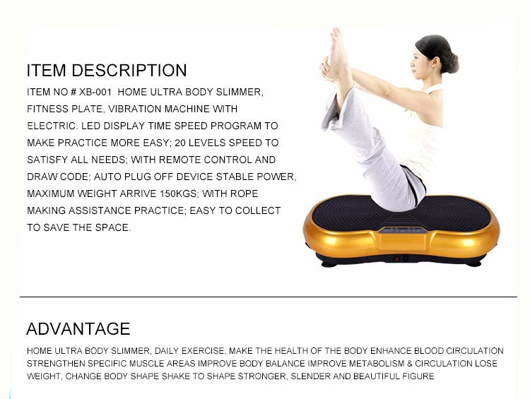 Vibration Machine Body Shaper Fitness Whole Body Slimming Vibration Plate