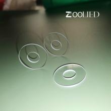 Polishing or grinding clear sapphire tubes