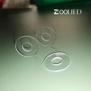 Polishing or grinding clear sapphire tubes